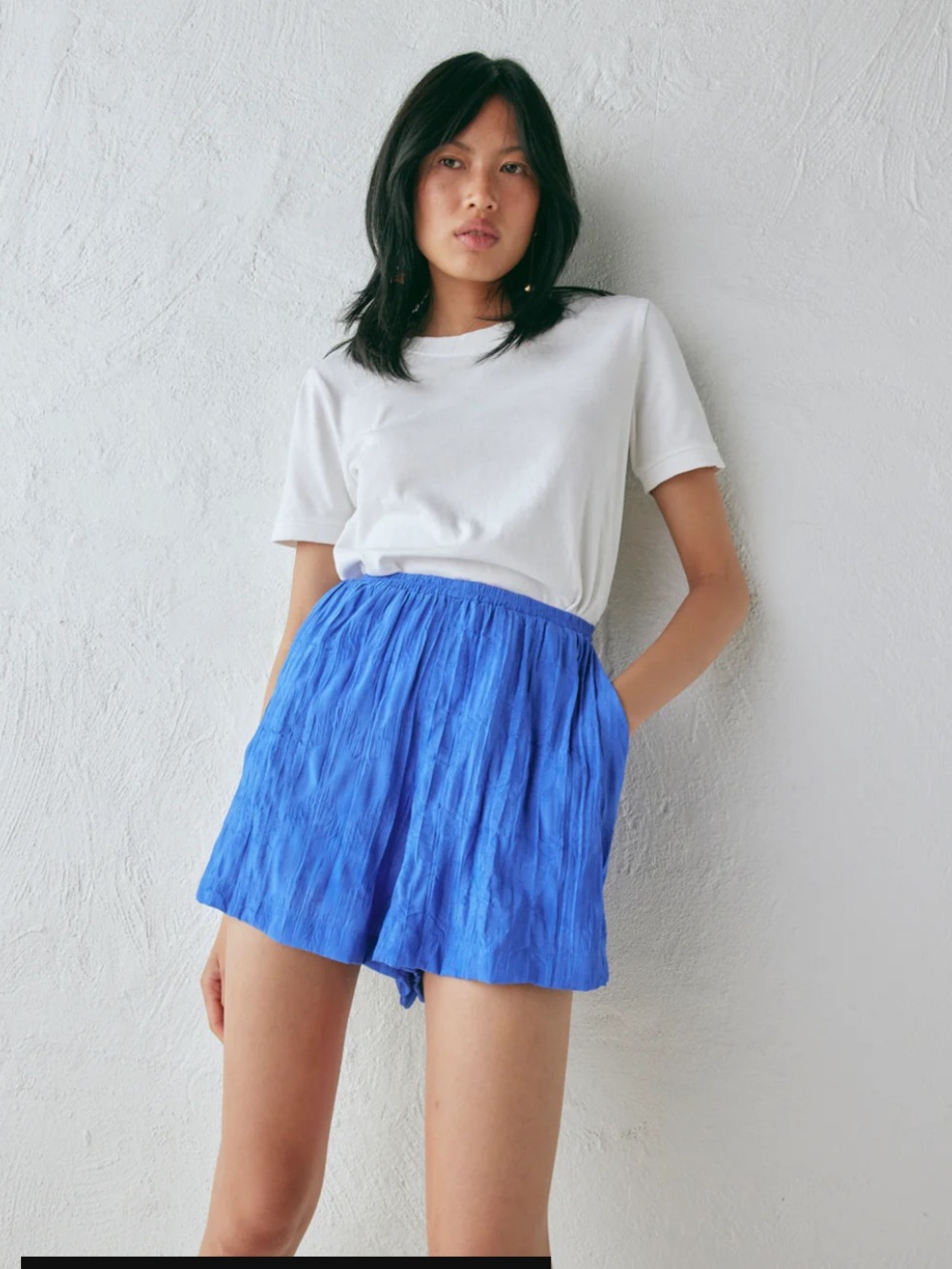 VRG GRL High-Waist Blue Women’s Shorts